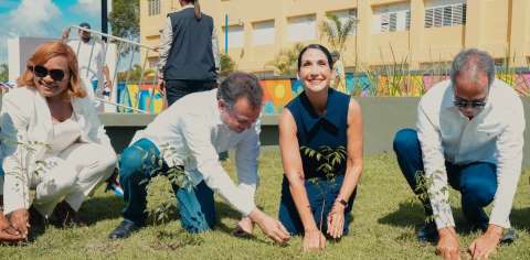 Inauguran parque El Brisal en San Pedro de Macors