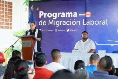El Salvador enva segundo contingente del 2024 a realizar trabajos temporales a Canad