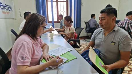 Jornada de entrevistas para personas con discapacidad en la Oficina Regional de Occidente
